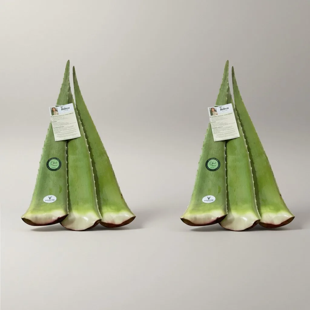 Kit Família Vivaloe — 6 folhas de Aloe barbadensis Miller